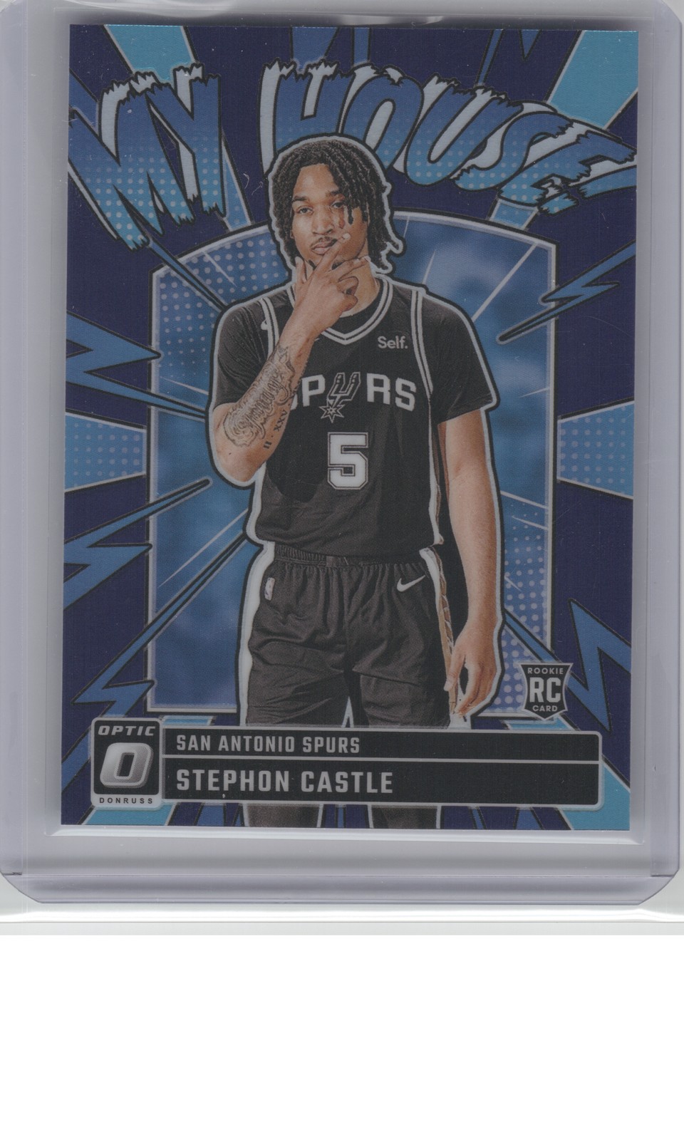 2024-25 Donruss Optic #16 Stephon Castle My House Purple B18R1C128