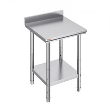 24 x 24 x 35 Inch Stainless Steel Work Table, Commercial Food Prep Worktable...