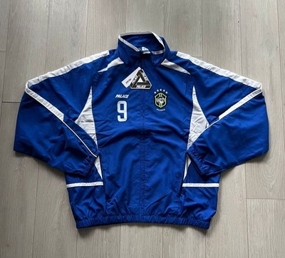 Palace Brazil Pro Team track Jacket Blue Size Medium Brand New