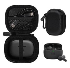 Case for JBL Vibe Beam True Wireless Noise Cancelling Earbuds Black 