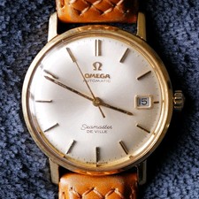 Rare 18 ct solid gold Omega Seamaster De ville automatic  - 1965
