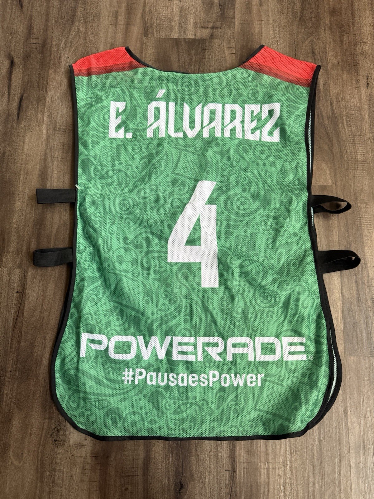 FIFA WORLD CUP MEXICO Warmup Training CASACA EDSON ALVAREZ MEXICO TRI GREEN Used