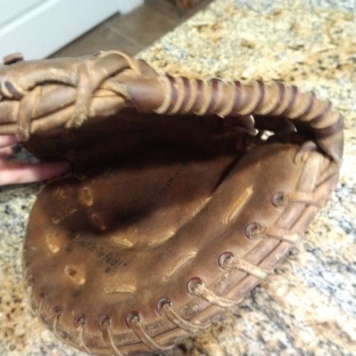 WILLIE MONTANEZ RAWLINGS First Base Baseball Glove Mit RHT FJ20 Phillies Vtg - Picture 11 of 12