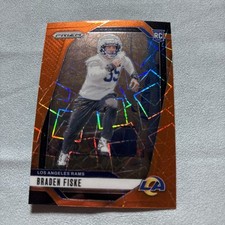 2024 Panini Prizm - Rookies Braden Fiske #310 Lazer Prizm (RC)
