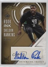 2016 Panini Absolute Rook Ink Gold /25 Sheldon Rankins #45 Auto v9t
