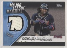 2021 Topps Major League Materials Black 64/199 Ronald Acuna Jr #MLM-RA 0s5