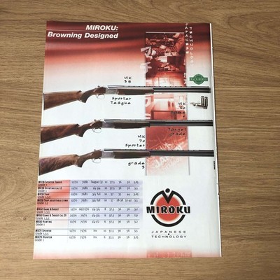GUNS94 MAGAZINE ADVERT 12X9 MIROKU MK38 SPORTER TEAGUE