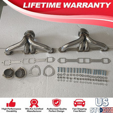 Stainless Exhaust Headers Super Short Small Block For Chevy Impala Nova Corvette