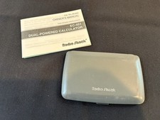 Vintage Radio Shack Tandy Dual-Powered Solar Calculator w/Owners Manual EC-451