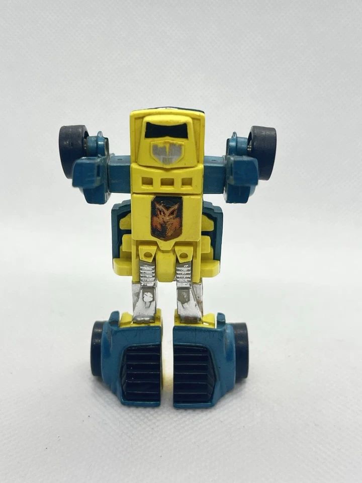Cargador de viento Estrela Brasil azul amarillo Camaro G1 - Minibot Transformers de colección Foto 3 de 4