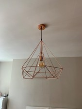 Maison Du Monde Diamond Rose Gold Pendant Ceiling Light XL