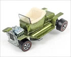 1968 Hot Wheels Hot Heap in USA Green w/ White Interior Diecast