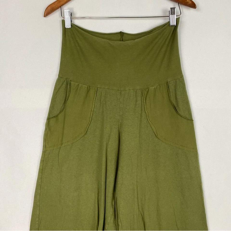 Gaia Conceptions Pockets Please Simplicity Pedal Pushers Pants Spinach Size Xl - Image 2 of 4
