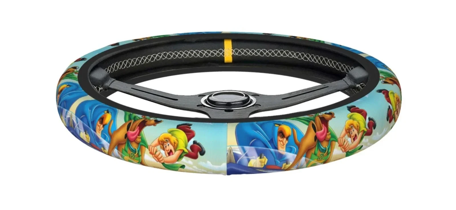 Saiise Scooby-Doo Print Steering Wheel Covers for Car, Truck and SUV Accessories