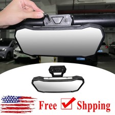 1X UTV Rear Center View Mirror w/ Light for P...