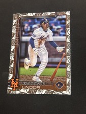 2025 Topps Spring Training Francisco Lindor #350 New York Mets Parallel