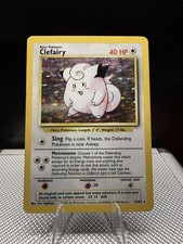 Wizards Pokemon TCG Base Set Clefairy 5/102 Holo Rare Unlimited English 1999 on eBay