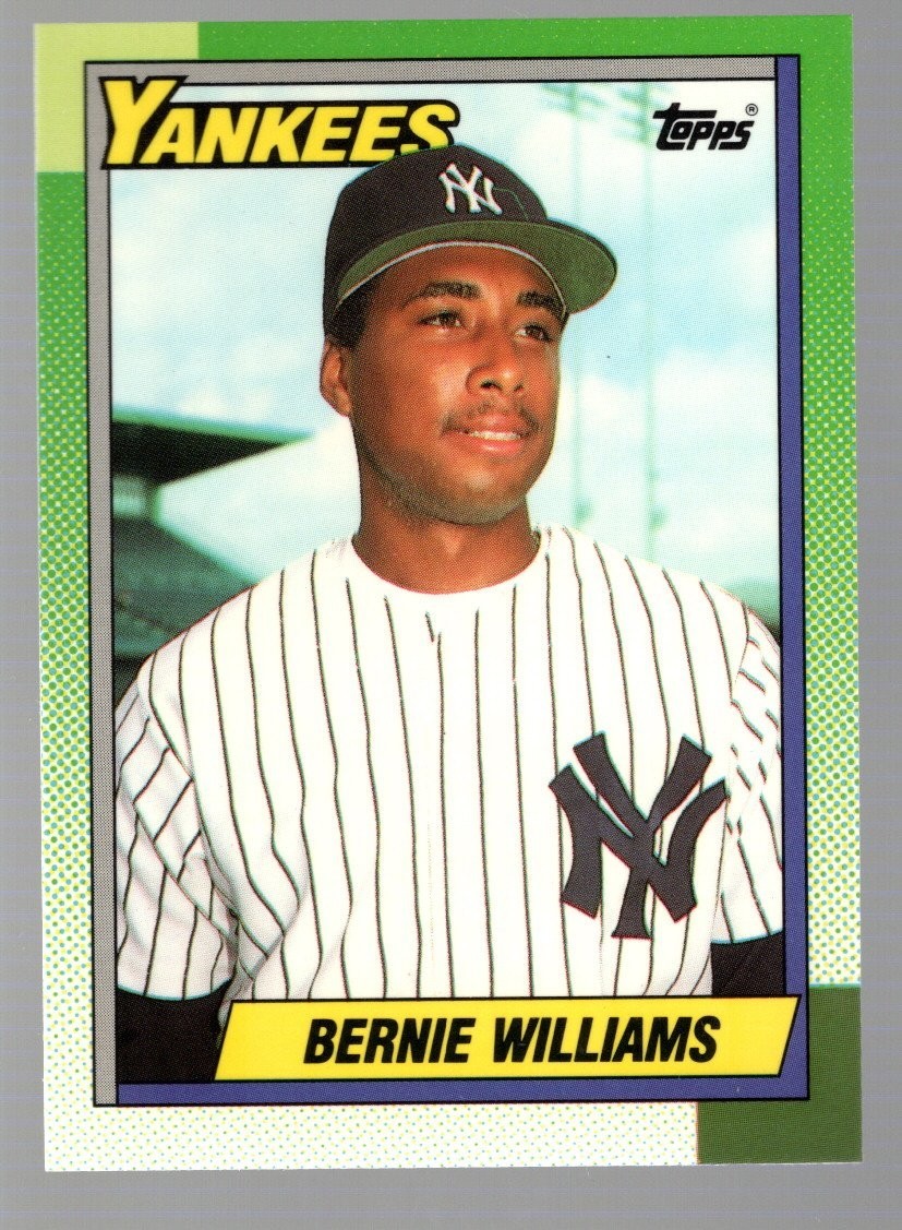 1990 Topps Tiffany Bernie Williams #701 