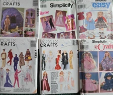 You Choose - Doll Clothes Patterns - Barbie and Larger Dolls