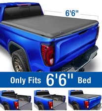 Fit 19-26 Silverado/Sierra 6'7" Bed Soft Roll-up Tonneau Cover TYGER T1
