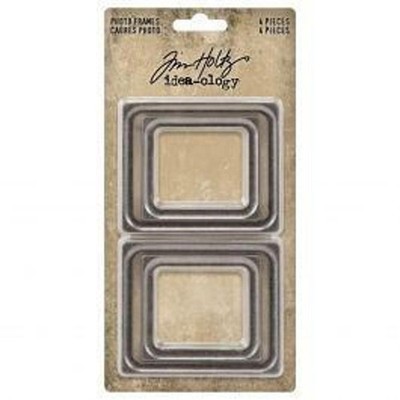 TH94321 Tim Holtz Advantus Idea-Ology Metal Photo Frames 4/Pkg