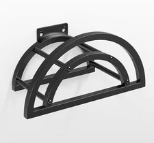 Garden Hose Holder, Outdoor Hose Holder Wall Mounted Holds 125-ft Hose, Heavy...