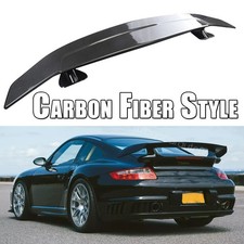 46 Spoiler Carbon Fiber Style Rear Trunk Lip Roof Tail Wing Gt- For Porsche 911