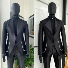 Business Men Suits Single Breasted Regular Fit Notch Lapel Wedding Groom Prom