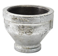 BIS 4" x 2" Reducing Coupling Malleable Iron Threaded Pipe Fitting Tool