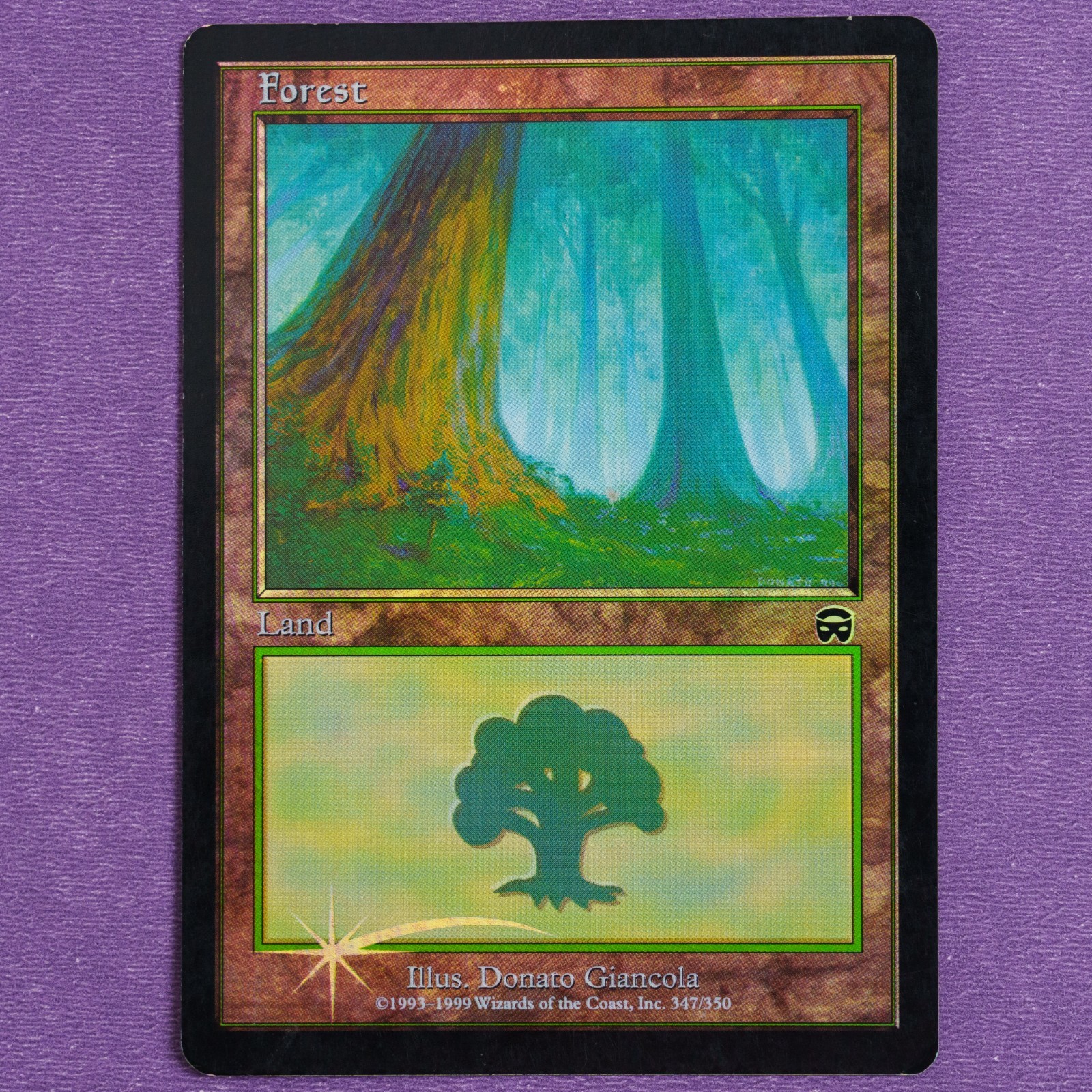 Magic: The Gathering - Forest 347/350 Foil - Mercadian Masques (MMQ) - MTG