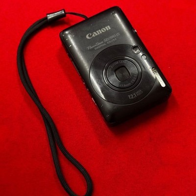 Canon PowerShot SD780 IS Black Compact Digital Camera Used Good