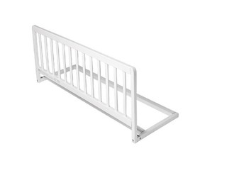 Safetots Bed Rail Wood Wooden Bed Guard White 90cm Wide x 38cm High SCRATCH