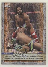 2020 Topps WWE Road to Wrestlemania Rainbow Foil Tony Nese #11 00gy