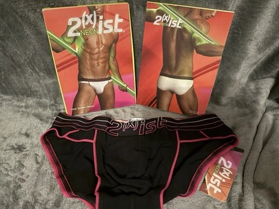 2(X)IST Neon - Small - Sport Brief - Black (RRP £18) - Boxed
