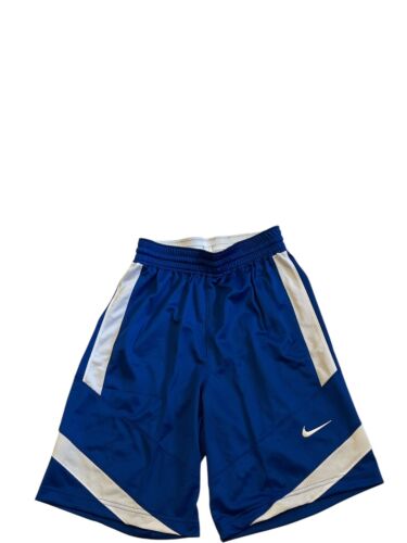 Nike Shorts Mens XS Blue Elastic Waist Drawcord Embroidered Swoosh Gym Athletic