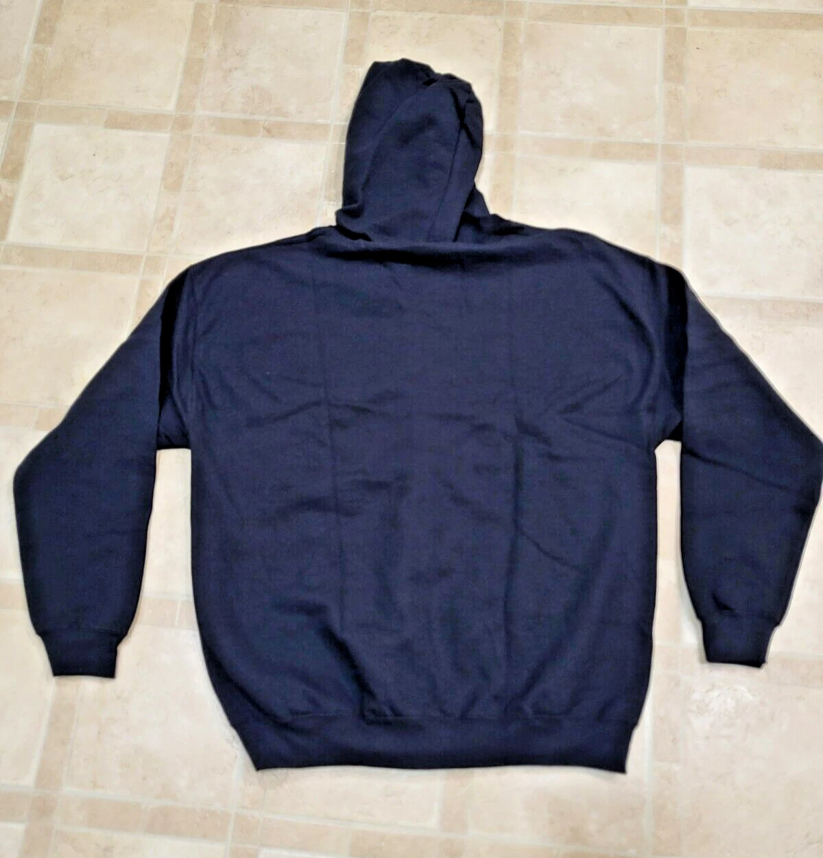 VETEMENTS Felpa con cappuccio Light Ho Abbigliamento unisex taglia L cerniera intera nera nuova senza etichette grafica