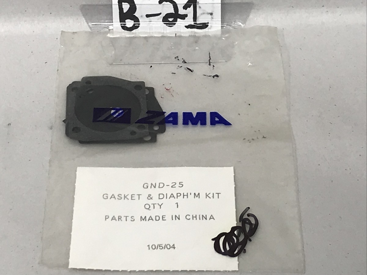 Zama “NOS” Replacement Gasket Kit P/N:GND-25 (b-21) | eBay