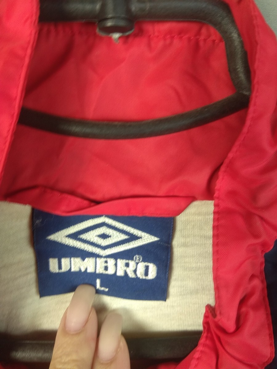 Umbro Vintage Football Soccer Jacket England Style 90s Blue Umbro Vintage Football Soccer Jacket England Style 90s Blue