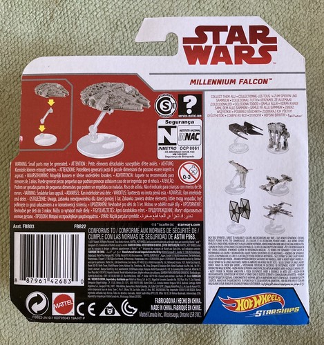 Hot Wheels Starships (2016) The Last Jedi Millenium Falcon. Brandneu. GRATIS P+P - Bild 2 von 2