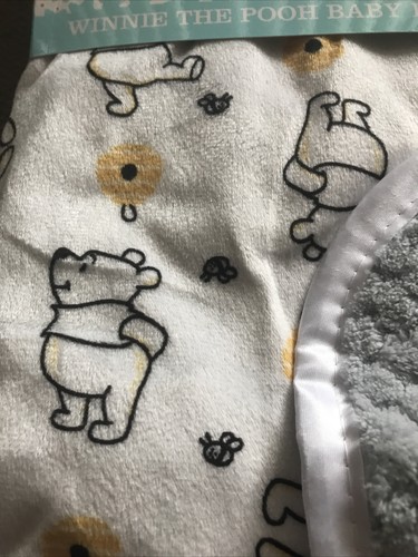 Disney Winnie the Pooh Baby Blanket~Soft Fleece~30 x 40 NEW - 第 2/7 張圖片