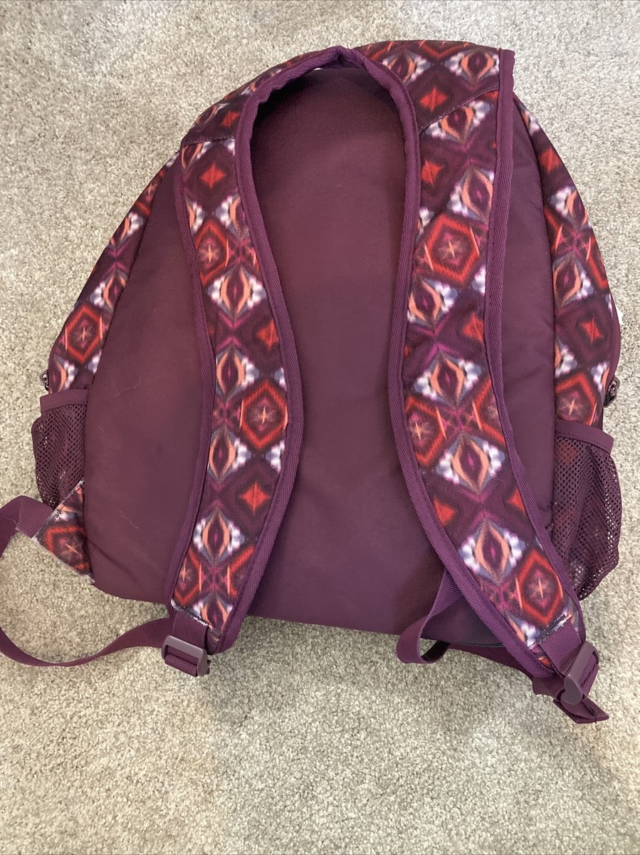 Roxy Boho Bohemian Backpack Tribal Book Bag Red Maroon Pink  display picture 1