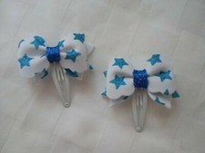 Girls Hair Clips Barrettes, 1 Pair - Mini bows