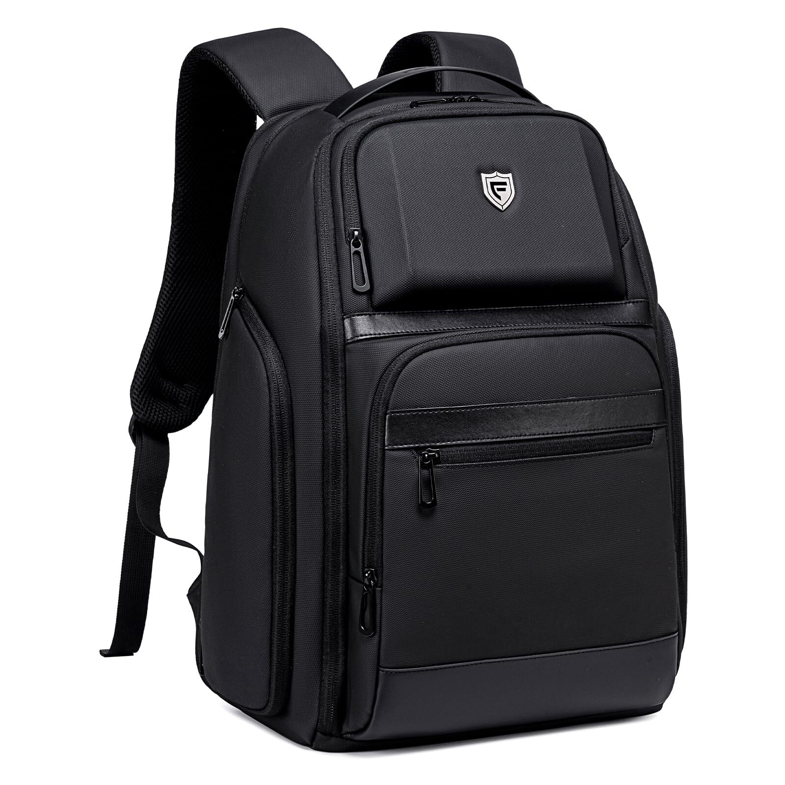 Expandable Water-Resistant 15.6-Inch Travel Laptop Backpack for Men