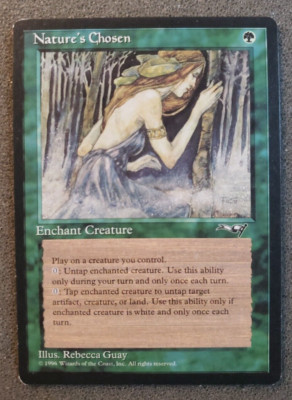 Magic: The Gathering MTG - 1x Rare Nature s Chosen Card - Alliances (DS3D1PB) 