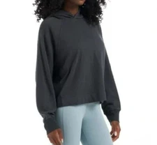 Vuori Women's Sunnyside Terry Pullover Sweatshirt Hoodie, Charcoal, Size M
