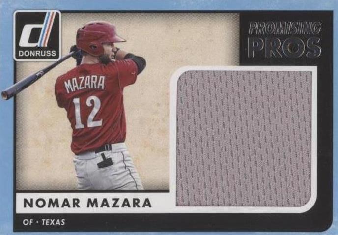 2016 Panini Donruss - Nomar Mazara #PPM-NM - 1 of 1