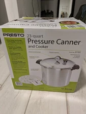 Presto 23 Quart Aluminum Pressure Canner - 01781 -  New In Box