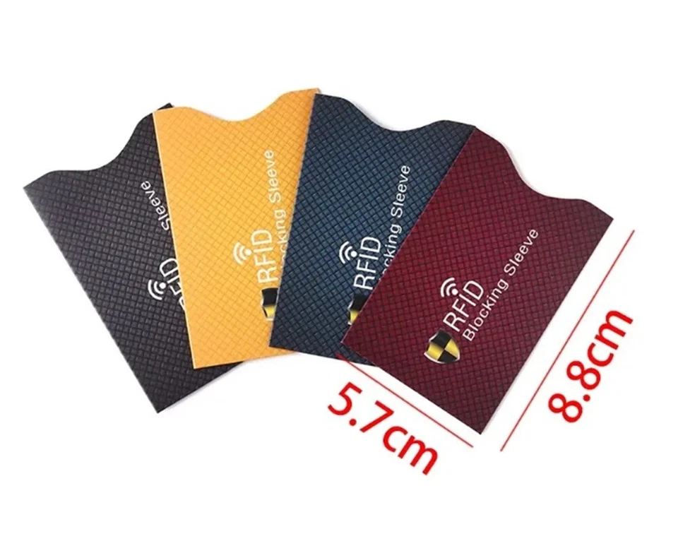 15 RFID Blocking Sleeves – Credit Card Protectors Theft-Resistant Secure Holders - Image 4 of 4