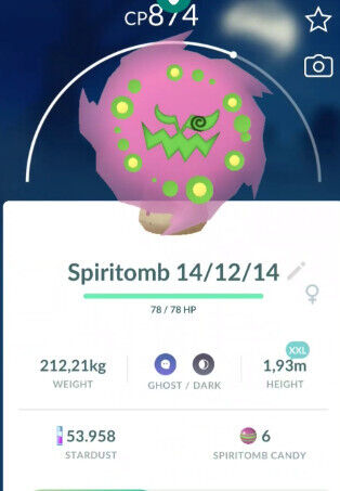 Pokemon GO: Shiny Spiritomb guide