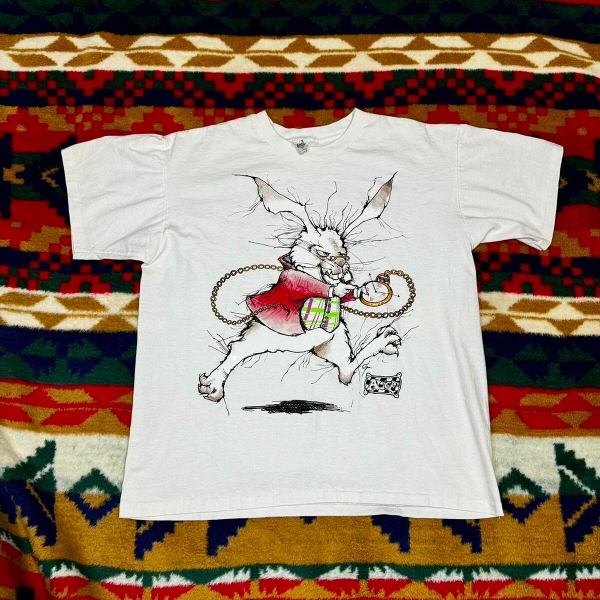 RARE VTG 90s Alice n Wonderland Andazia Art tee Made in USA RARE VTG 90s Alice n Wonderland Andazia Art tee Made in USA